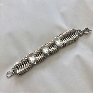 J. Crew Silver Statement Bracelet